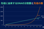 DNA「あなたの子孫が500年後まで続いたとしても、その子孫にあなたの遺伝情報は残ってません」←これ