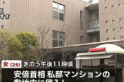安倍首相の私邸に侵入した女、ナタやガソリンのような液体、催涙スプレーを持っていた　これもうテロリストだろ・・・