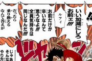 ルフィさん、サンジとウソップで対応が違う