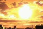 【画像】近未来系アニメで出てきそうな大阪の夕焼けが美しい・・・。