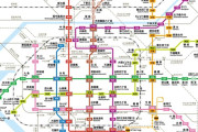 大阪メトロの路線図です。どの街に住みたい？