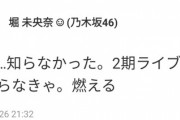 【乃木坂46】堀未央奈、佐々木琴子の卒業知らなかった！！！！