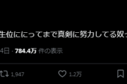 【悲報】X民「高校生になっても真剣に努力してる奴ってダサい」→1.2万ｲｲﾈ