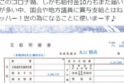 丸山穂高「議員ボーナスアジャース！満額318万。給付金10万もまだ届いてない方が多い中、国会や地方議員に賞与支給とはねぇ。ヒャッハー！」