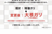 【悲報】くら寿司、12月1日から特製ガリを大根ガリ(大根の酢漬け)に変更