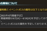 【グラブル】次回古戦場は4月7日より火ボス水有利を開催！1月古戦場終了のお知らせが公開