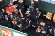 【動画】惜しくもファインプレーならず！ベンチで悔しがる巨人ウォーカー…