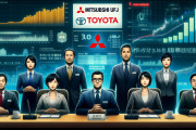 【速報】三菱UFJ・三井住友・損害保険会社4社、トヨタ株を3兆2000億円超売却へ