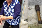 手りゅう弾と知らず…20年以上ハンマーとして使い続けたおばあちゃん…中国湖北省！