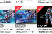 新作ガンプラ、めっちゃ転売されてしまう