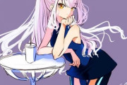 【FGO】休憩中のメリュジーヌイラスト！！　ポニテメリュジーヌ可愛いです！！