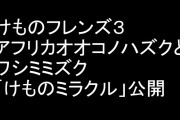 【けものフレンズ３】アフリカオオコノハズクとワシミミズクの「けものミラクル」が公開