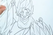 中川翔子「超サイヤ人描いてみたｗ」
