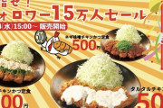 松のやでチキンカツ定食500円ｗｗｗｗｗｗｗ