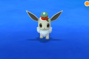【ポケモンGO】タイムチャレンジでホリデーハットをかぶった「イーブイ」