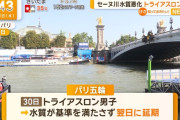 【悲報】 セーヌ川水質悪化で30日実施予定のトライアスロン延期　改善しなければスイムなしで実施