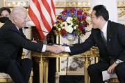 バイデン大統領「日本防衛に全面関与」　日米首脳会談、核抑止強化へ