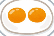 そういえば玉子割ったとき黄身が2つ入ったやつ最近見てない