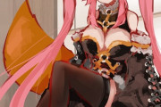 【FGO】玉藻ちゃんイラスト！！　黒衣装の玉藻ちゃんすこ！！
