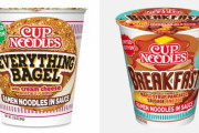 アメリカのカップヌードルがやりおった。パンケーキ味にベーグル＆クリームチーズ味が登場！