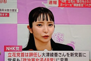 NHK党、立花党首辞任し「政治家女子48党」に党名変更　大津綾香氏が後任党首に