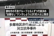 【悲報】不良グループの抗争、『凶器なし』ルールにも関わらずとんでもない武器が持ち込まれてしまうｗｗｗｗ