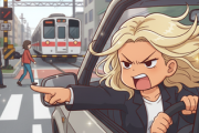 ３大運転中の口癖「はいはい踏切で止まらないクズ出ましたよ」「はい歩行者いるのに止まってないー」