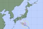 【緊急】台風７号さん、関西に直撃しそう
