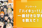 【2024年版】『ハイキュー!!』一番好きな学校教えて！【アンケート】