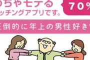 【画像】マチアプ「いま『おじさん』が人気になりすぎて奪い合いになってますw」