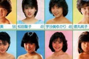 【画像】昭和のアイドルのレベルが高すぎる！！！見よ！これが昭和だ！！！