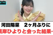 【2月16日の人気記事10選】 河田陽菜　2ヶ月ぶりに濱岸ひよりと会った結果……[… ほか【乃木坂・櫻坂・日向坂】
