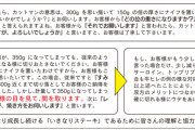 いきなりステーキ社内報「300gの注文で350gになってしまっても切り落とさないで！！」