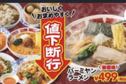 【朗報】バーミヤンは値下げ！！！！