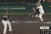 阪神３ー２オリックス　８回裏　森下翔太　２点タイムリー３ベースヒット
