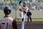 【朗報】阪神藤浪、最速154キロで2回無安打1奪三振無失点　初の対外試合で好投！！