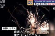 花火大会の2尺玉が地上付近で破裂、500ｍ離れた駐車場の車3台に破片直撃…フロントガラスなど破損！
