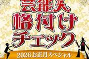 【視聴率】1日放送『芸能人格付けチェック！』  19・7％の高数字を記録