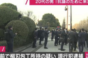 【悲報】国会議事堂前で包丁を持った20代男性逮捕「抗議しに来た」