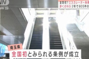 【埼玉】全国初「エスカレーター歩行禁止条例」成立…立ち止まって乗ることを義務付け
