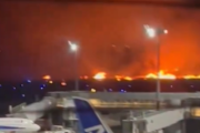 【速報】羽田空港がやばい　滑走路付近で炎上 （※画像あり）