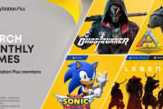 PS Plus、3月のフリープレイ発表！　『Ark』『ソニックレーシング』『Ghostrunner』『ゴーストオブツシマ：レジェンズ』等