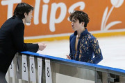 宇野昌磨、ランビエルとの以心伝心！  …ようやく言えた「自分に勝ちたい」…