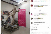 “裸体像”で波紋のイニエスタ像、アップデート版に本人反応「ズボンを履かせてくれてありがとう」