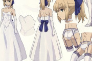 『Fate』のセイバー、ものすごいHな下着を履いてたことが判明ｗ
