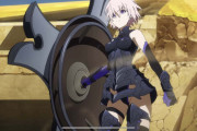 ギャラハッドに気付いてからは剣の平で殴りつけてるんだっけ、ランスロット対マシュ 劇場版 Fate/Grand Order -神聖円卓領域キャメロット- Paladin; Agateram」公開記念 本編冒頭シーン