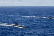 太平洋上で米海軍のロサンゼルス級原子力潜水艦2隻が共同訓練を実施！