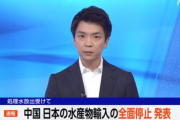 中国　日本の水産物の輸入全面停止へ「福島の『核汚染水』リスクを防いで中国人の健康を守る」