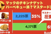 世の中にはマクドのチキンナゲットのソースで「BBQ」を選ぶ奴がそこそこいるらしいｗｗｗｗｗｗｗｗｗｗ