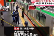 JR品川駅で女性を線路に突き落とした男、やっぱり無敵の人だった…「別に面識はない。死ぬまで塀の中にいたかった」